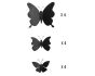 Black Butterflies 3D πολυπροπυλενίου Ango 24002