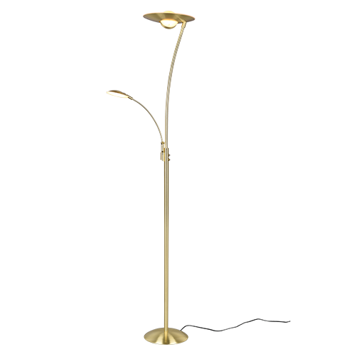 Επιδαπέδιο Φωτιστικό H180cm Led 29w 2700+3200+4000K 3400lm Brass Matt Trio Lighting Granbay 424310208