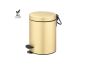 Χαρτοδοχείο 5lt  Χρώμα Brushed Brass Soft Closιng Sanco Waste Bins 90680-AB12