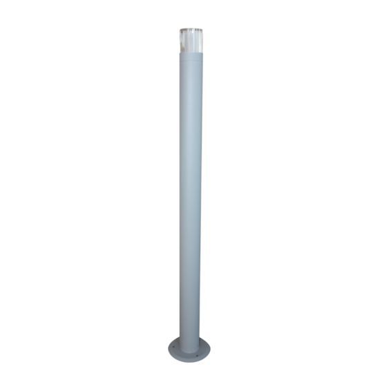 POLE 90CM CLEAR 2W LED 3000K 230V GREY ACA HA5504T900