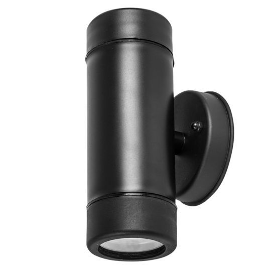 UP-DOWN BLACK PP WALL LIGHT GU10Max.2x3W LED IP65 ACA SL7031B