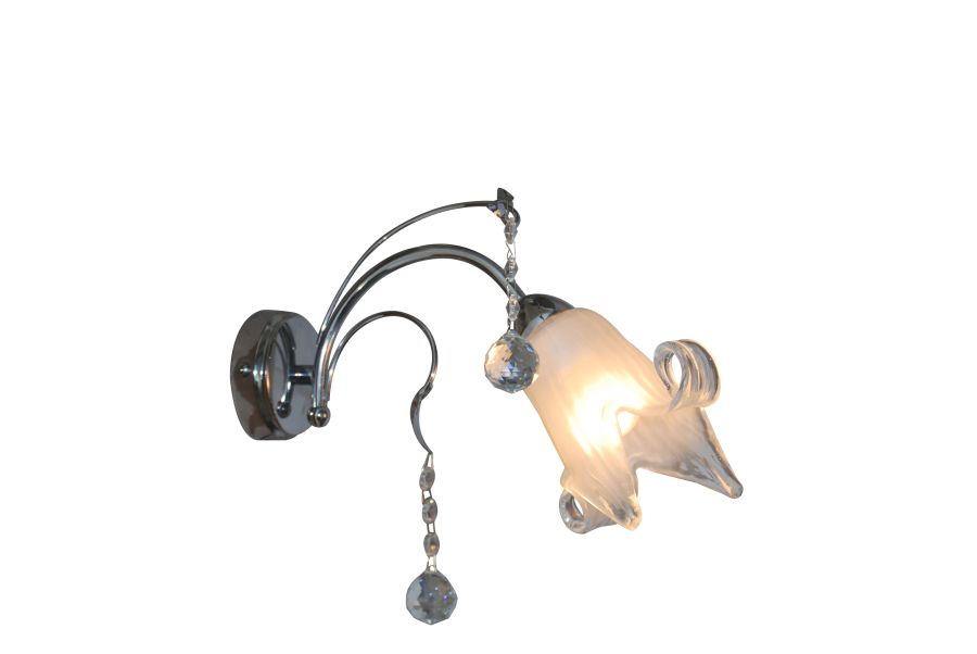 1017-1W MEMO CHROME WALL LAMP Γ2 HOMELIGHTING 77-3363