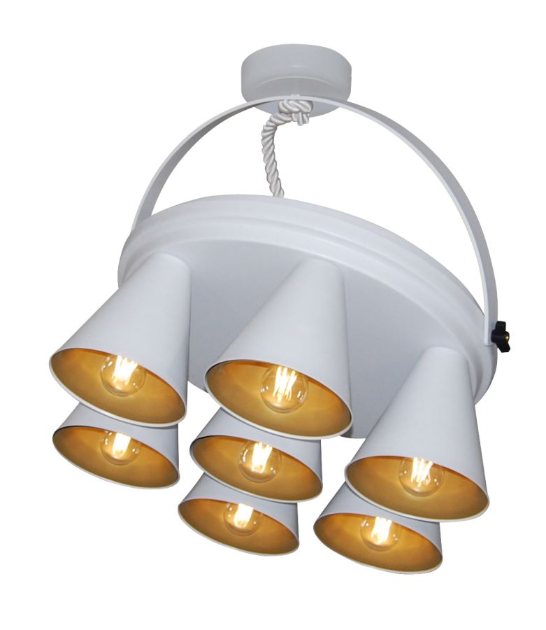 HL-3578-1B BRANDON WHITE & MAT GOLD PENDANT HOMELIGHTING 77-3999