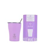 Θερμός Coffee Mug Save the Aegean 350ml Ø7xY13cm Lavender Purpple Estia Home Art  01-12090