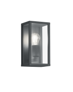 Απλίκα Επίτοιχη 1xE27 IP44 Aluminium Antracite Trio Lighting Garonne 201860142