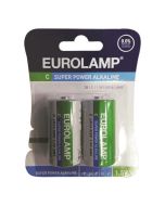 Μπαταρία Αλκαλική Super Power Alkaline 1,5 V C LR14 Blister 2τμχ. Eurolamp 147-24102