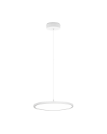 Κρεμαστό Φωτιστικό Λευκό Ματ 40xH150cm LED 29w 4000K 3750lm Dimming Trio Lighting Tray 340910131