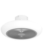 Ανεμιστήρας Οροφής Ø45,5x20cm Led 3*8,5w 3300lm tunable 2700-6500K AC 35w 220-240V,50Hz  5 Ταχύτητες Λευκό-Γκρι Eglo Sayulita 35093