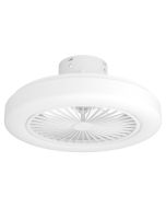 Ανεμιστήρας Οροφής Ø45,5x20cm Led 3x8,5w 3300lm tunable 2700-6500K AC 35w 220-240V,50Hz 3 Ταχύτητες Λευκό Eglo Optona 35095