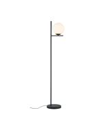 Φωτιστικό Δαπέδου Black Matt 25xH150cm 1xE14 Trio Lighting Pure 402000132