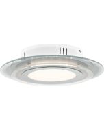  Πλαφόν Οροφής Ø30εκ. Led 14w 3000K Γυαλί / Χρώμιο Viokef Chronos 4149300