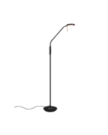 Φωτιστικό Δαπέδου Black Mat 25xH145cm Led 12w 2300-3000-4000K 1400lm Trio Lighting  Monza 423310132