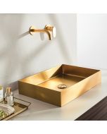 Νιπτήρας Επιτραπέζιος 55*38 cm Inox Gold Brushed PVD Voss Aldo V1255-211