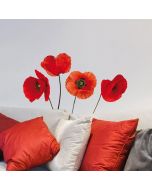 Poppies αυτοκόλλητα τοίχου βινυλίου 54101 Ango