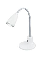 Φωτιστικό Γραφείου Λευκό-Χρωμέ Ø12,5xH32 cm 1xGU10 2,8w Warm White 250lm 220-240V,50/60Hz Eglo Fox 92872