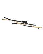 Πλαφονιέρα Οροφής 107cm Brass Matt LED 35w 2300+3000+4000K 4300lm Trio Lighting Blaze 641210308