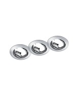 Φωτιστικό  Σποτ Χωνευτό 3 τμχ. 3xGU10 Χρωμέ Trio Lighting Jura 650100306