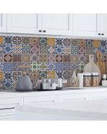 Azulejos XL πλάτη προστασίας τοίχων κουζίνας και μπάνιου 67602 Ango