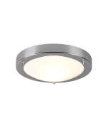 Πλαφονιέρα IP44 31xH8cm 1xE27 Χρωμέ Μέταλλο-Γυαλί Trio Lighting Condus 6801011-06