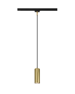 Κρεμαστό Φωτιστικό Ράγας 2 Γραμμών 6xH180cm 1xGU10 Brass Matt Trio Lighting Duoline Marley 73240108