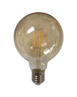 ΛΑΜΠΑ LED ΓΛΟΜΠΟΣ G125 FILAMENT 8W Ε27 2400K 220-240V GOLD GLASS DIMMABLE 147-78771