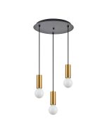 SE21-GM-4-3BL ADEPT TUBE Gold Matt Pendant+ HOMELIGHTING 77-8571