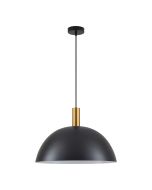 SE21-GM-4-MS50 ADEPT TUBE Gold Matt Pendant Black Metal Shade+ HOMELIGHTING 77-8592