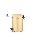 Χαρτοδοχείο 5lt  Χρώμα Brushed Brass Soft Closιng Sanco Waste Bins 90680-AB12