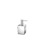 Dispenser Αντλία Σαπουνιού 500ml Επιτοίχιο 7x8,5x15,5 cm Brass Chrome Sanco Metallic Bathroom Set 91352-A03