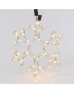 ΧΙΟΝΟΝΙΦΑΔΑ, ΘΕΡΜΟ ΛΕΥΚΟ, LED, ΜΕ 2m ΦΩΤ/ΝΑ, 25x25cm,IP44 600-20020