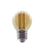 LED FILAMENT E27 DIM G45 AMBER 6W 2700K 230V AC 700LM RA80 ACA ALIN6WWDIMAM