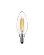 LED FILAMENT E14 CANDLE 6.5W 6500K 230V AC 850LM RA80 ACA DECO65CW