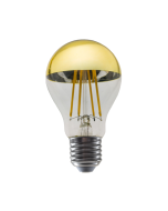 LED FILAMENT E27 DIM A60 GOLD 8W 2700K 230V AC 900LM RA80 ACA ELIOR8WWDIMG