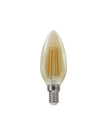 LED FILAMENT E14 STEP-DIM C35 AMBER 4W 2700K 230V AC 500LM RA80 ACA FLAM4WWAMSD