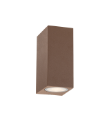 GU10 WALL LUMINAIRE 230V AC RUSTY IP65  MAX.2X35W ACA LG2204GU10R