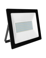 BLACK LED SMD FLOOD LUMINAIRE IP66 100W RGBW 230V ACA Q100RGBW