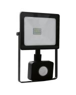 BLACK SENSOR LED SMD FLOOD LUMINAIRE IP66 10W 6000K 880Lm 230V RA80 ACA Q1060S