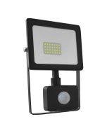 BLACK SENSOR LED SMD FLOOD LUMINAIRE IP66 20W 3000K 1600Lm 230V RA80 ACA Q2030S