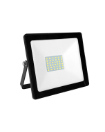 BLACK LED SMD FLOOD LUMINAIRE IP66 30W 4000K 2550Lm 230V RA80 ACA Q3040