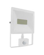 WHITE SENSOR LED SMD FLOOD LUMINAIRE IP66 50W 3000K 4000Lm 230V RA80 ACA Q5030WS