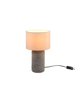 Mala Πορτατίφ με Μπεζ Καπέλο και Καφέ Βάση Trio Lighting R50941944