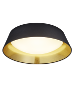 Πλαφονιέρα Οροφής 45cm Μαύρο Ύφασμα LED 18w 3000K 2000lm  Trio Lighting Ponts R62871879