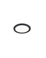 Πλαφονιέρα Οροφής IP44 Μαύρο Ματ 26xH3cm LED 13w 3000K 1500lm Switch Dimmer Trio Lighting Camillus R62921532