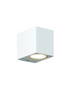 GU10 WALL LUMINAIRE PLASTIC 230V AC WHITE IP65 MAX 3W LED ACA SL8110GU10W