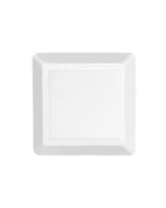 LED WALL SQUARE LUMINAIRE WHITE 230V AC IP65 4W 3000K 270LM RA80 ACA SLIM51NW