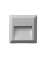 LED WALL SQUARE LUMINAIRE GREY 230V AC IP65 1.5W 3000K 100LM RA80 ACA SLIM52N