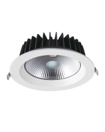 LED ΛΕΥΚΟ ΧΩΝΕΥΤΟ ΦΩΤΙΣΤΙΚΟ 40W 6500K 5000Lm 100° 230V AC Ra80 Φ230*77MM 5YRS ACA VIDO4065