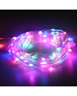 100RGB LED SMART STRING CONNECTABLE, 10m, USB, REMOTE&APP, IP44, 3m ΚΑΛΩΔ ΤΡΦ ACA X04100371