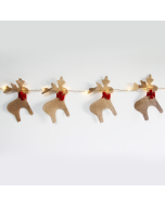 "HESSIAN REINDEER ", 20 MINI LED WW Λ/ΚΙΑ ΑΣΗΜΙ ΧΑΛK. ΜΠ/ΡΙΕΣ (3xAA), IP20, 180+30cm, ΔΙΑΦ. ΚΑΛ. Τ ACA X05201116