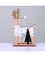 WOODEN DEER WITH TREE ΔΙΑΚΟΣΜΗΤΙΚΟ ΜΟΤΙΦ 20*4*12cm ACA X061966